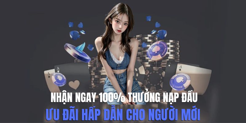 Khuyến mãi nhận ngay 100% thưởng nạp lần đầu